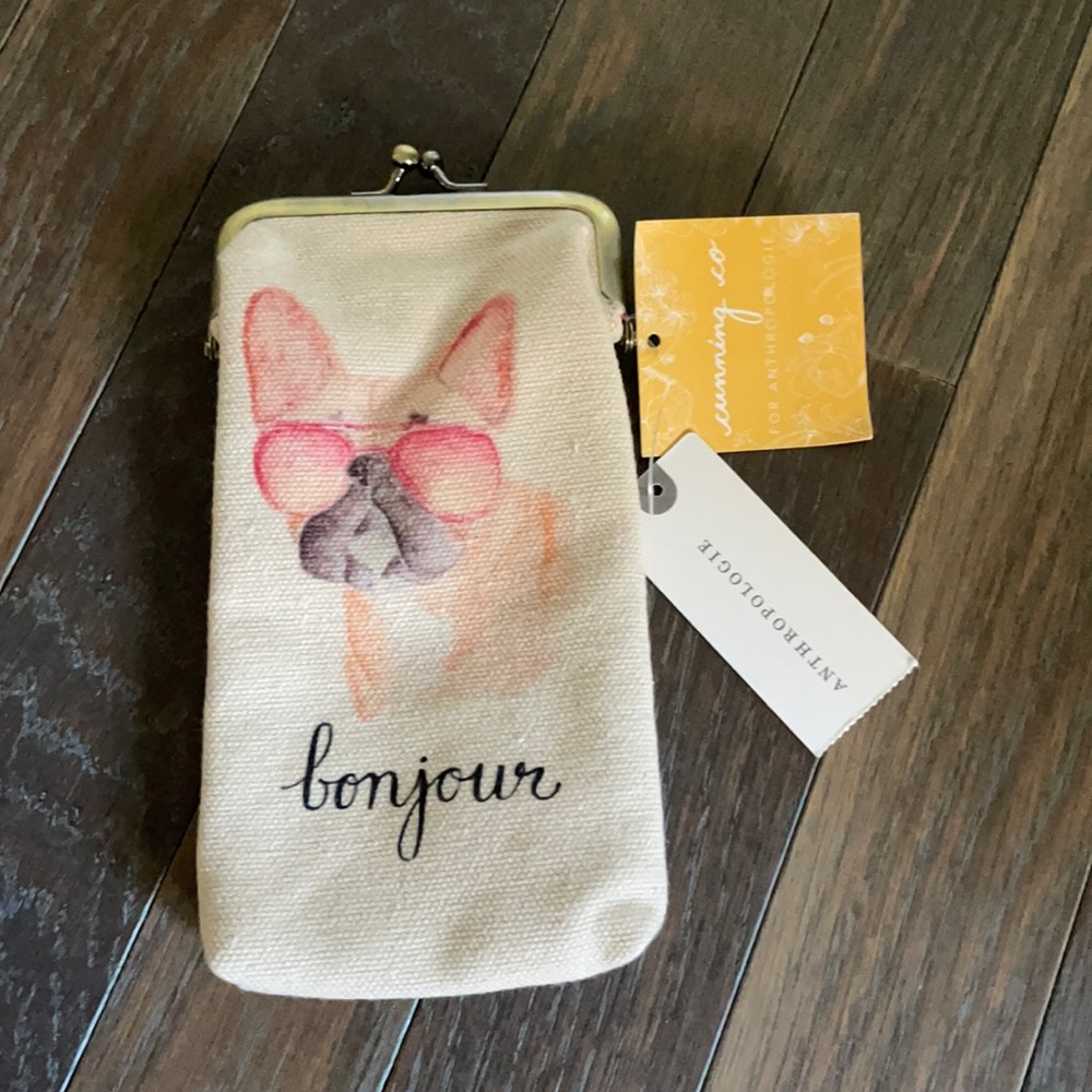 Anthropologie sunglasses case/change purse